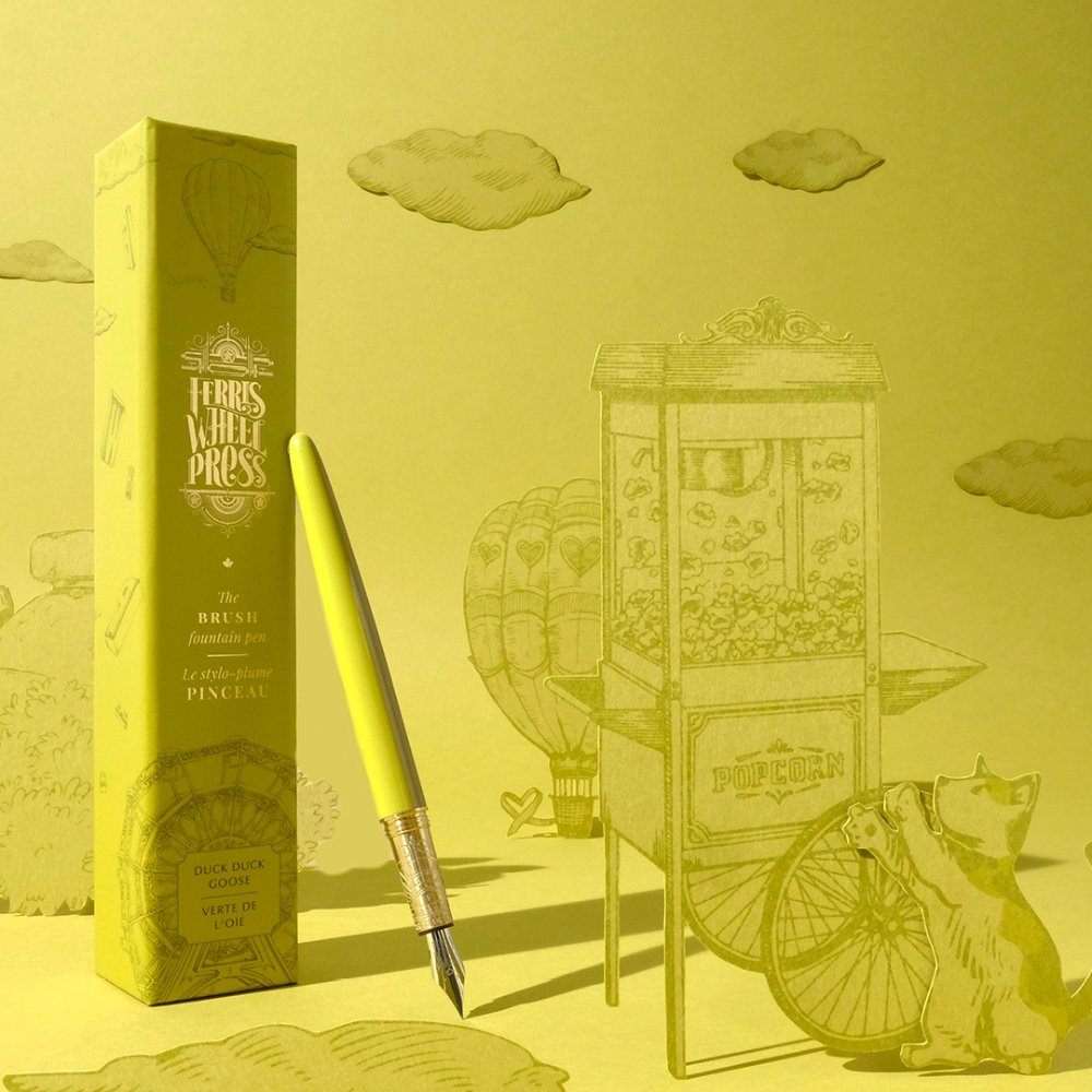 Ferris Wheel Press Brush Duck Duck Goose Fountain pen - Vulpen